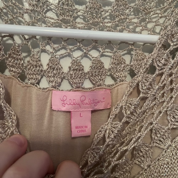 Lilly Pulitzer gold dress - Picture 3 of 3